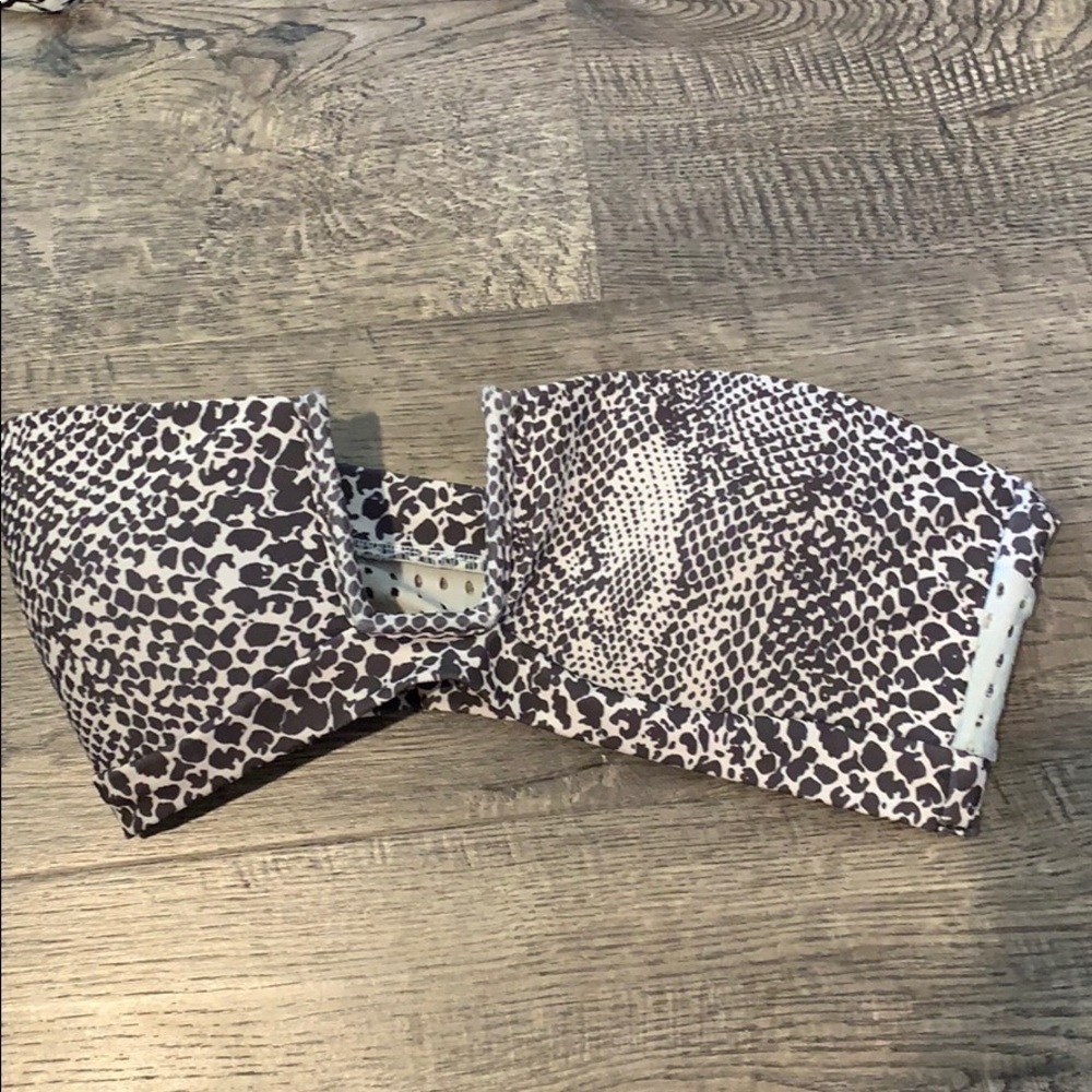 Acacia swim strapless swim top